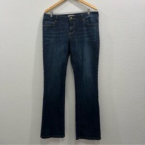 CAbi Style #967Long Baby Boot Cut Dark Wash Denim Blue Jeans Women’s Size 14 L